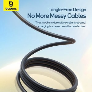 Cáp sạc nhanh 3 trong 1 với lớp vỏ ngoài mềm mại giúp hạn chế tình trạng rối dây, dễ dàng cuộn gọn và bảo quản sau khi sử dụng.